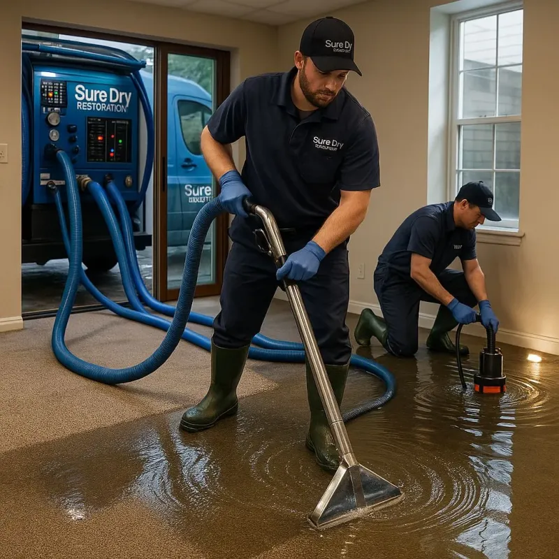 Water Extraction and Removal process in Fullerton, CA